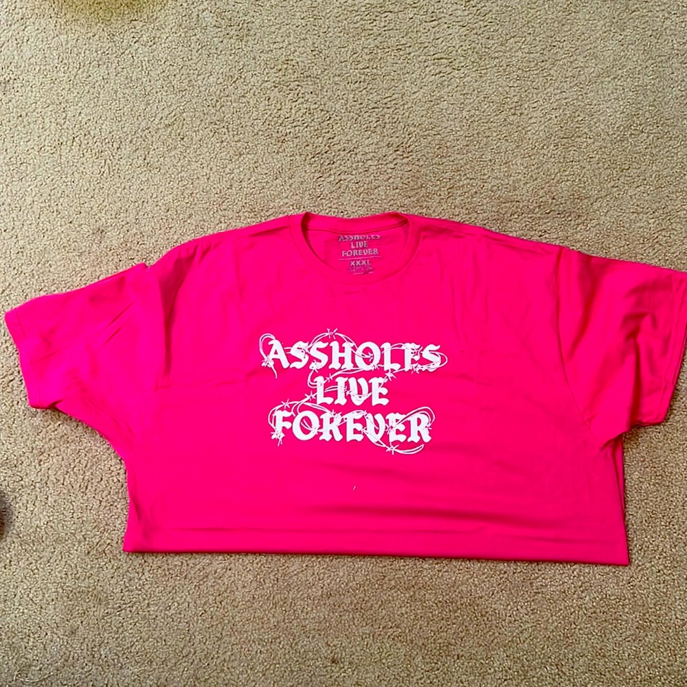 A**holes live forever t shirt NEW! ALF Lindafinegold